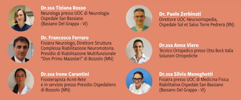 Relatori 14° Corso di Riabilitazione della persona con malattia di Charcot-Marie-Tooth – Bassano del Grappa